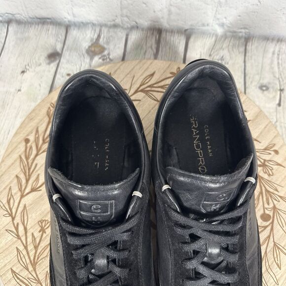 Cole Haan GrandPro Turf Sneakers Mens 7M Black Leather Gum Sole Low Top Casual main image 8